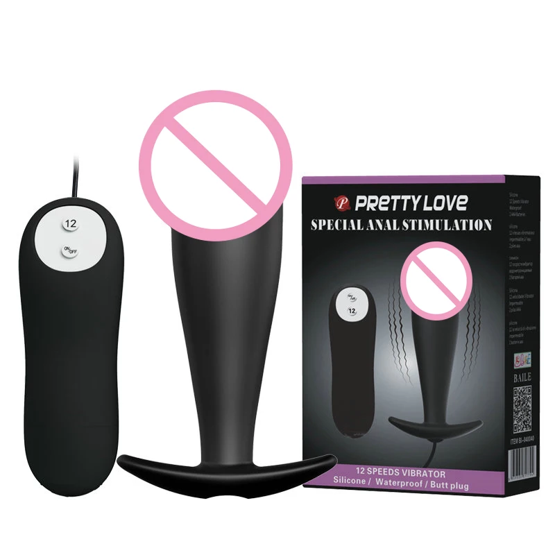 PrettyLove 12 функциональный фаллоимитатор Анальный вибратор силиконовый