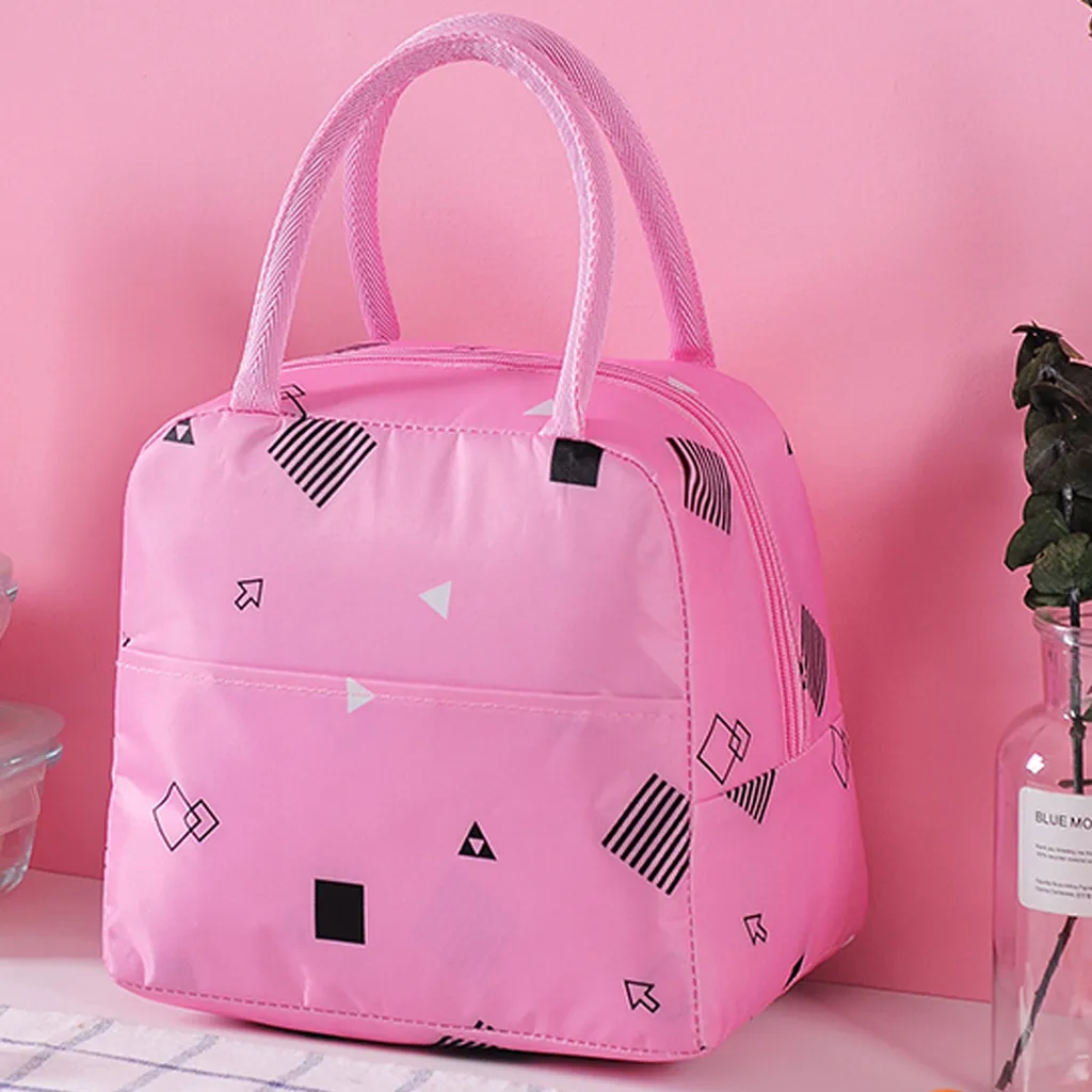 Maison Fabre 1PCs New Fresh Oxford Lunch Bags Insulation Cold Thickened Waterproof  Waterproof  Leisure Bags Cute Tote Bag 904