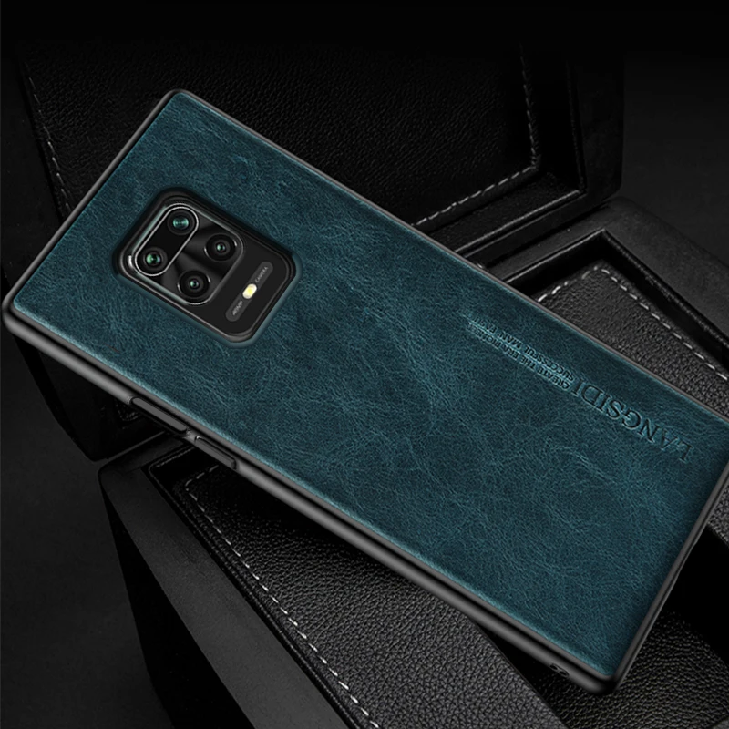 Чехол из натуральной вощеной кожи для Redmi Note 9 Pro 9S 8 8T 7 чехол Xiaomi Poco X3 NFC M3 F2 Mi 10 10T 9T A3