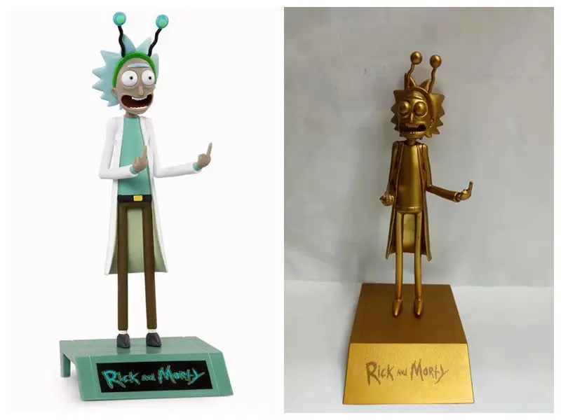 

Peace Among Worlds Rick And Morty Rick And Morty Middle Finger Decoration Model Hand