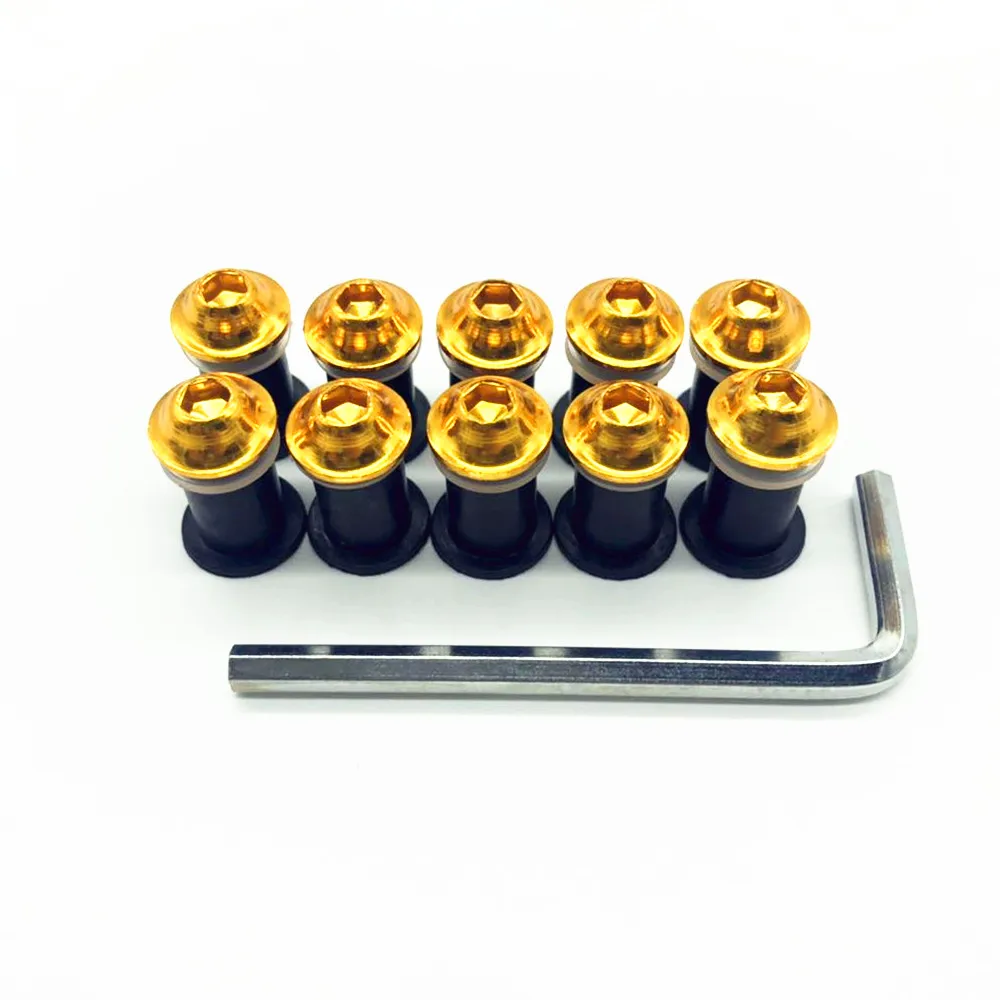 10 шт. M5x6mm лобовое стекло винт для Honda CBR 600 F4i CBR1000RR CB400 VFR800 |