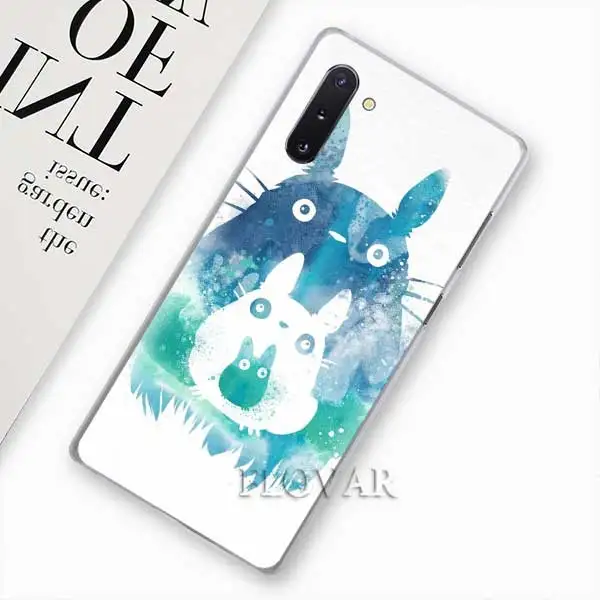 005 Totoro Chihiro Ghibli Аниме Миядзаки чехлы для телефонов samsung Galaxy Note 10 S10 Plus 5G S10e A30 A40 A50 A60 A70 M40 жесткий чехол - Цвет: 005