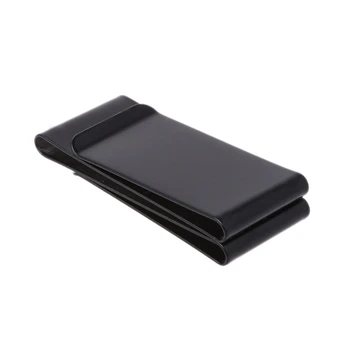 

Stainless Steel Slim Double-sided Money Clip Purse Wallet Credit Card ID Holder