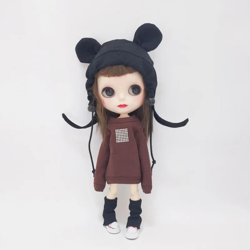 B lythe BJD 1/6 azone ob24 ob27 толстовка из чистого хлопка для кукольных аксессуаров модная кукольная одежда наряды для кукол