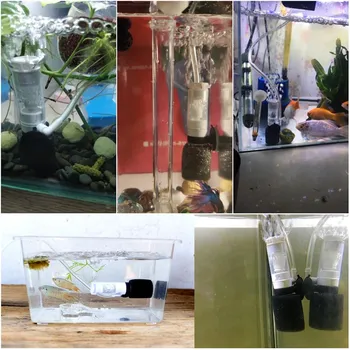 

Aquarium Internal Filter Fish Tank Super Mute Small Pneumatic Filter Accessories, Aquarium Biochemical Sponge Corner Filter