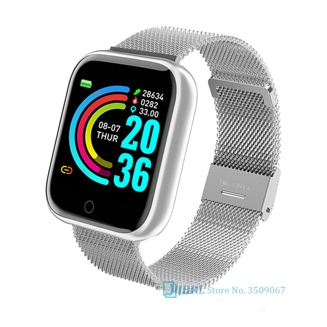 Ladies Sport Bracelet Smart Watch Women Smartwatch Men Smartband Android IOS Waterproof Fitness Tracker Smart Clock Mens