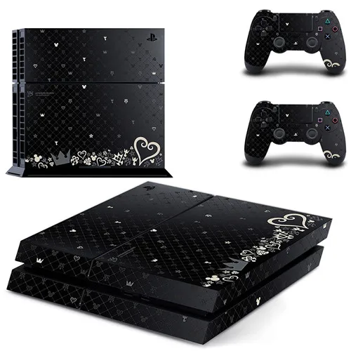 QPTM0102 Kingdom Hearts плёнка полностью покрывающая лицевые панели наклейка для PS4 Наклейка для консоли и контроллеров playstation 4 наклейка для PS4 виниловая наклейка - Цвет: QPTM0102