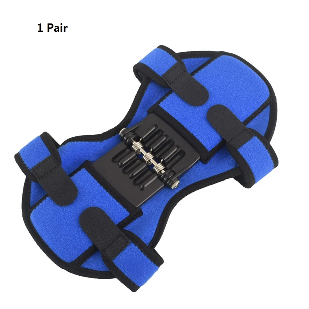 1 пара, спортивный баскетбольный дышащий нескользящий подтягивающий сустав, поддерживающий наколенник, мощный, отскок, пружинная сила, наколенник, поддержка колена - Цвет: Blue 1pair