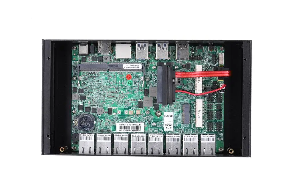 Latest New 8 Gigabit Lan Core i3 i5 i7 NIC Firewall Router AES-NI Fanless Computer,Support PFsense,Q800GE