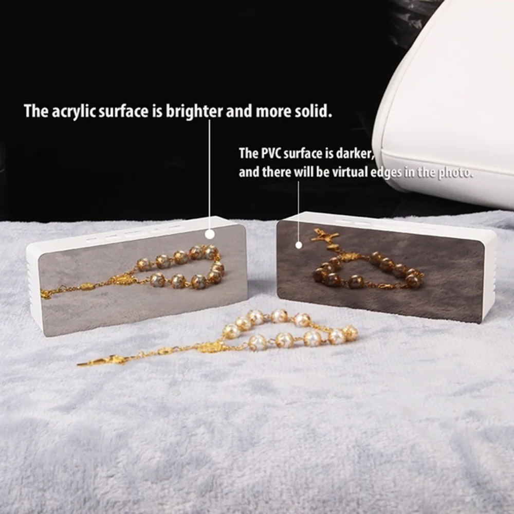Automatic Multi-Functional Gift Mirror Surface Timer Kitchen Time Alarm Clock LED Horologe Prompt Home Remind Timepiece