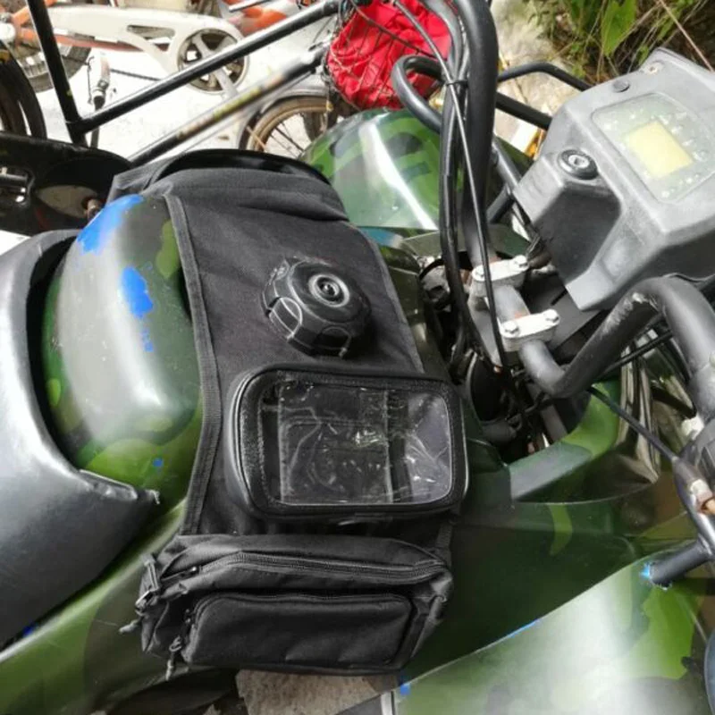 Сумка Saddlebag Mobile для Kawasaki скутер UTV Органайзер аксессуары черный