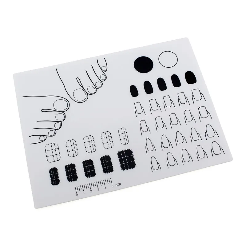 Складной практичный лак для ногтей силиконовый держатель для подушек для рук наклейка для дизайна ногтей маникюрные инструменты мат для ногтей Маникюрный Стол - Цвет: As The Picture Show