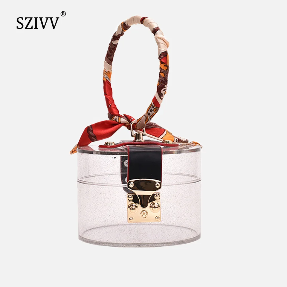 football shaped clear purse