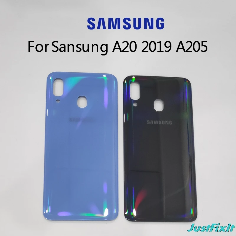 Задняя крышка аккумуляторного отсека для SAMSUNG Galaxy A20 2019 задняя из стекла A205 A205F