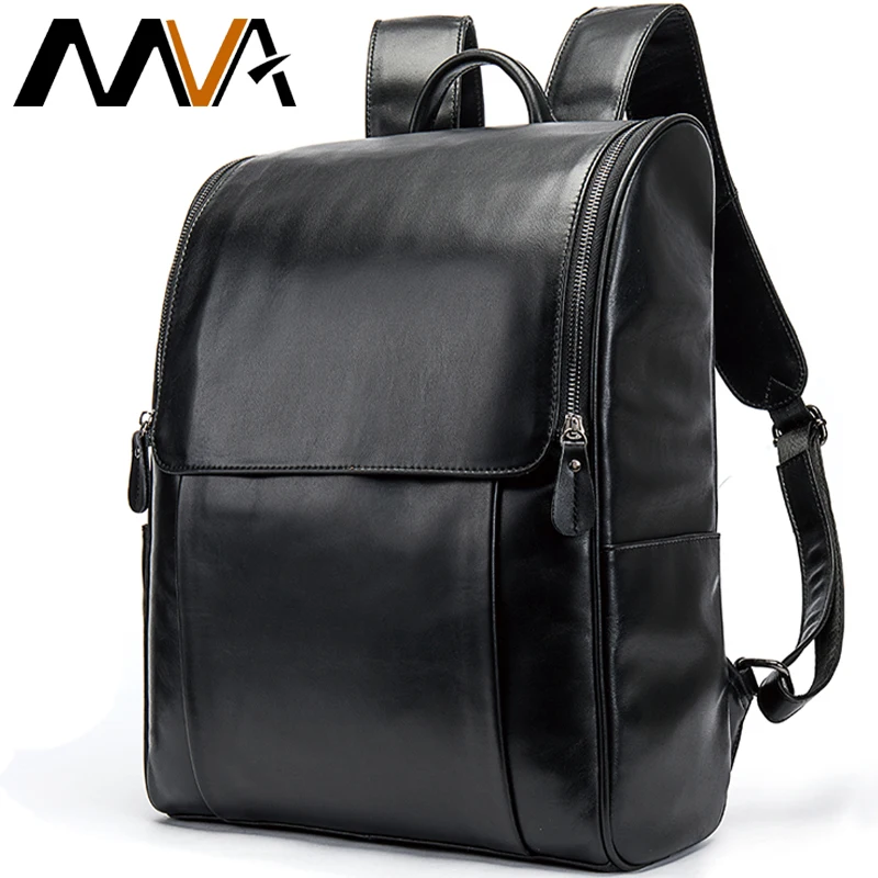Мужской рюкзак для путешествий Водонепроницаемый Школьный кожаные мужские