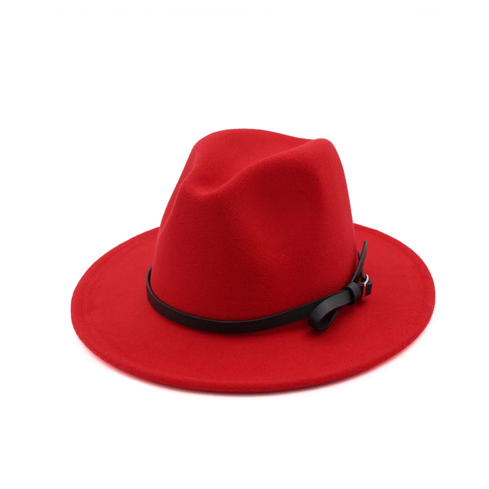 2019 Новая модная женская стандартная шерстяная шляпа Pop Hat с широкими полями |