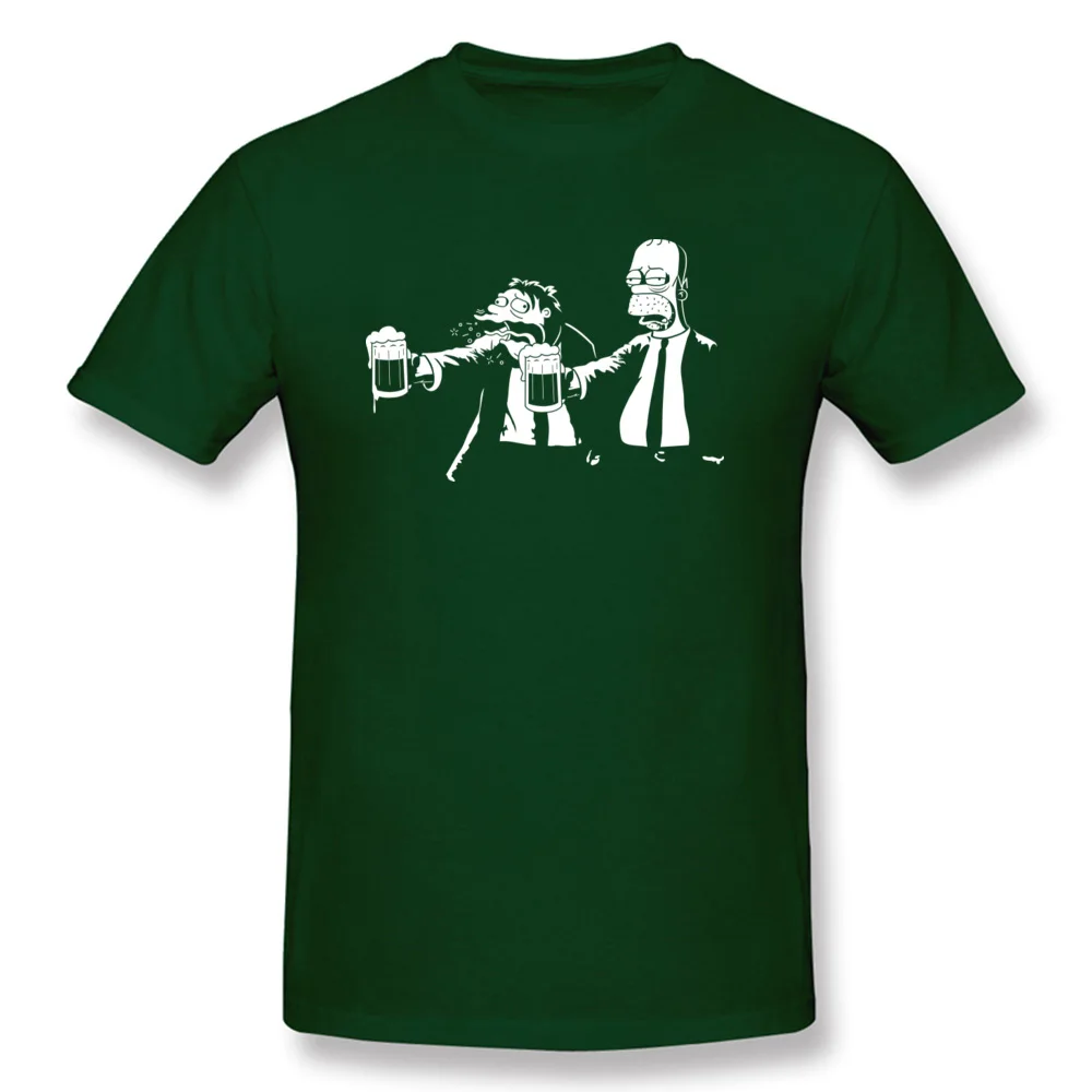 Slim Fit Men's Tshirts O-Neck Short Sleeve 100% Cotton Pulp_Simpson_2_7099 Tops Shirt Casual Sweatshirts Top Quality Pulp_Simpson_2_7099 dark