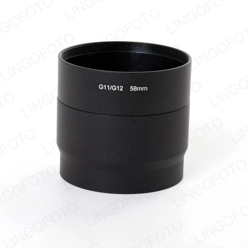 58mm For Canon Replacement Adapter Tube For G10 G11 G12 Camera Lc8345