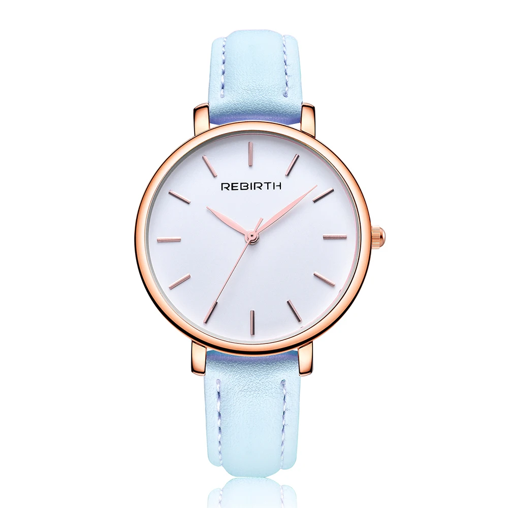 ladies watch blue Женские часы повседневные часы брендовые Роскошные модные женские часы кожаные оригинальные часы бизнес простые классические элегантные часы - Цвет: ladies watch blue