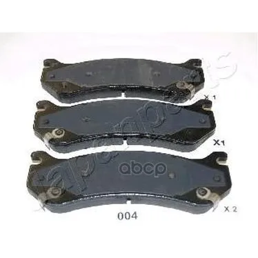 Колодки Тормозные Дисковые К-Т 4 Шт. Pp-004af Japanparts арт. PP-004AF