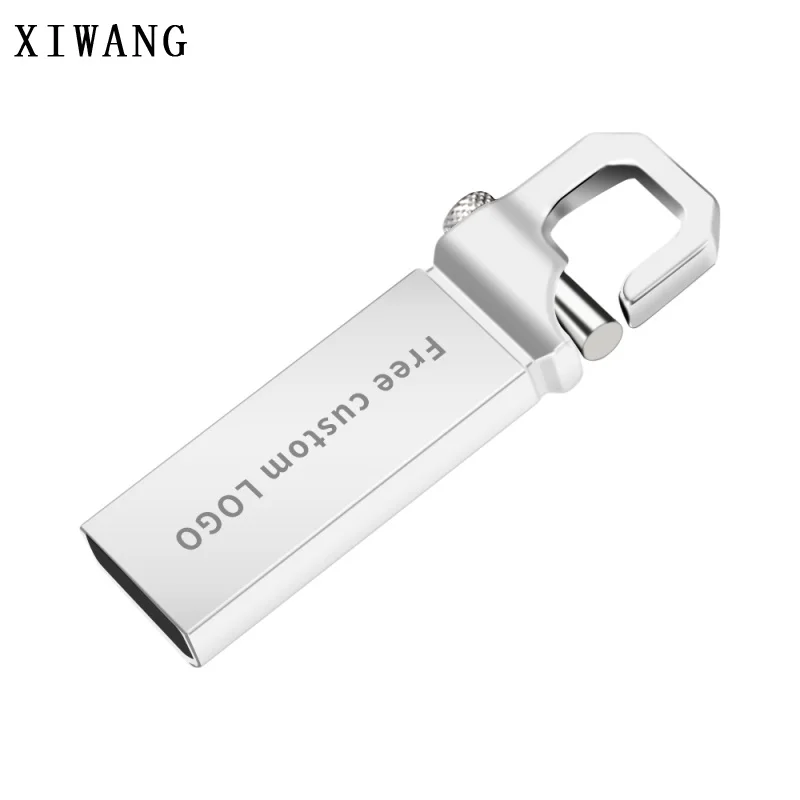 USB флеш-накопитель 64 Гб 2,0, металлическая Флешка 16 ГБ 128 ГБ 8 ГБ 4 ГБ, USB флешка, высокоскоростной флеш-накопитель 32 ГБ, USB флеш-браслет с логотипом на заказ