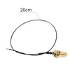 IPEX MHF4 U.fl Extension Cable 2x6Dbi 2.4GHz 5GHz Dual Band to RP-SMA Pigtail Antenna Set For Intel AX200 AX210 9260AC Wifi Card ► Photo 3/5