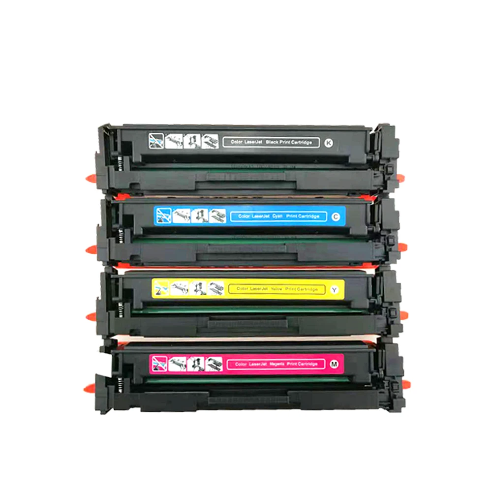 1 комплект CF410A CF411A CF412A CF413A тонер-картридж для hp M477fdw M477FNW M452nw M452dn m377dw картриджи с тонером для принтера цвет
