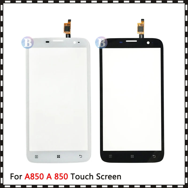 Сменный высококачественный дигитайзер сенсорного экрана 5 дюйма для Lenovo A850 A 850
