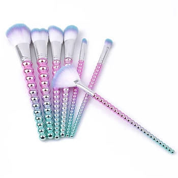 

7Pcs Rainbow Make Up Brush Set Professional Eye Make Up Eyeliner Eyebrow Eyeshadow Brush Set Rose Gold Makeup Brushes