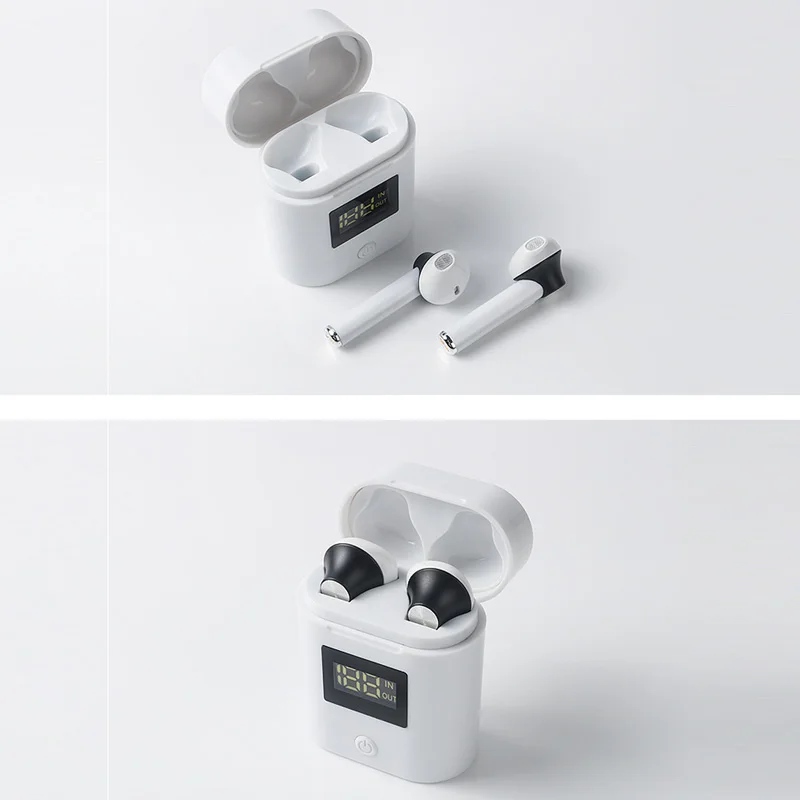 Ottwn D019 V5.0 Bluetooth наушники HD стерео Беспроводные спортивные бас со светодиодным