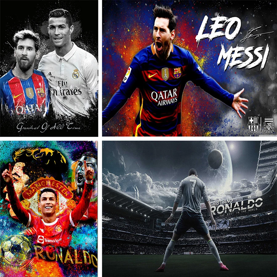 Football Star Player Pictures Diamond Painting 5D Full Square/Round Mosaic Rhinestone Embroidery Cross Stitch Home Decor |