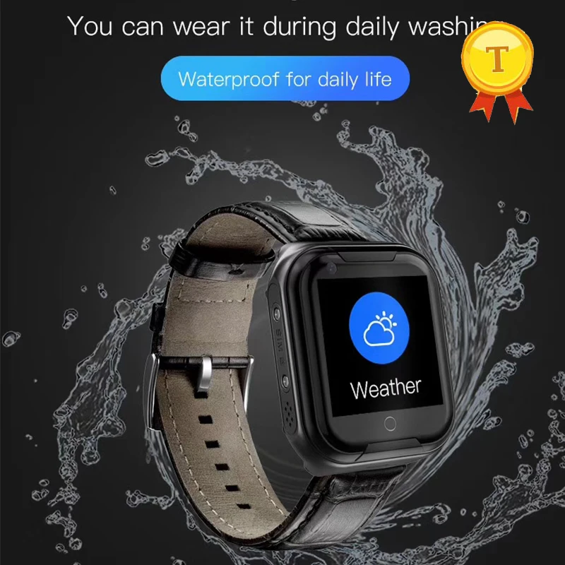 Новый 4G D300 Elder smart watch старика smartwatch сердечного ритма GPS трек голосового чата SOS