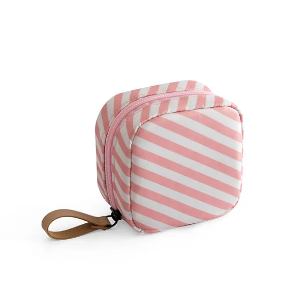 DXH мини сплошной цвет Фламинго косметичка кактус дорожная Туалетная сумка для хранения красоты косметичка Органайзер горячая распродажа - Цвет: 004
