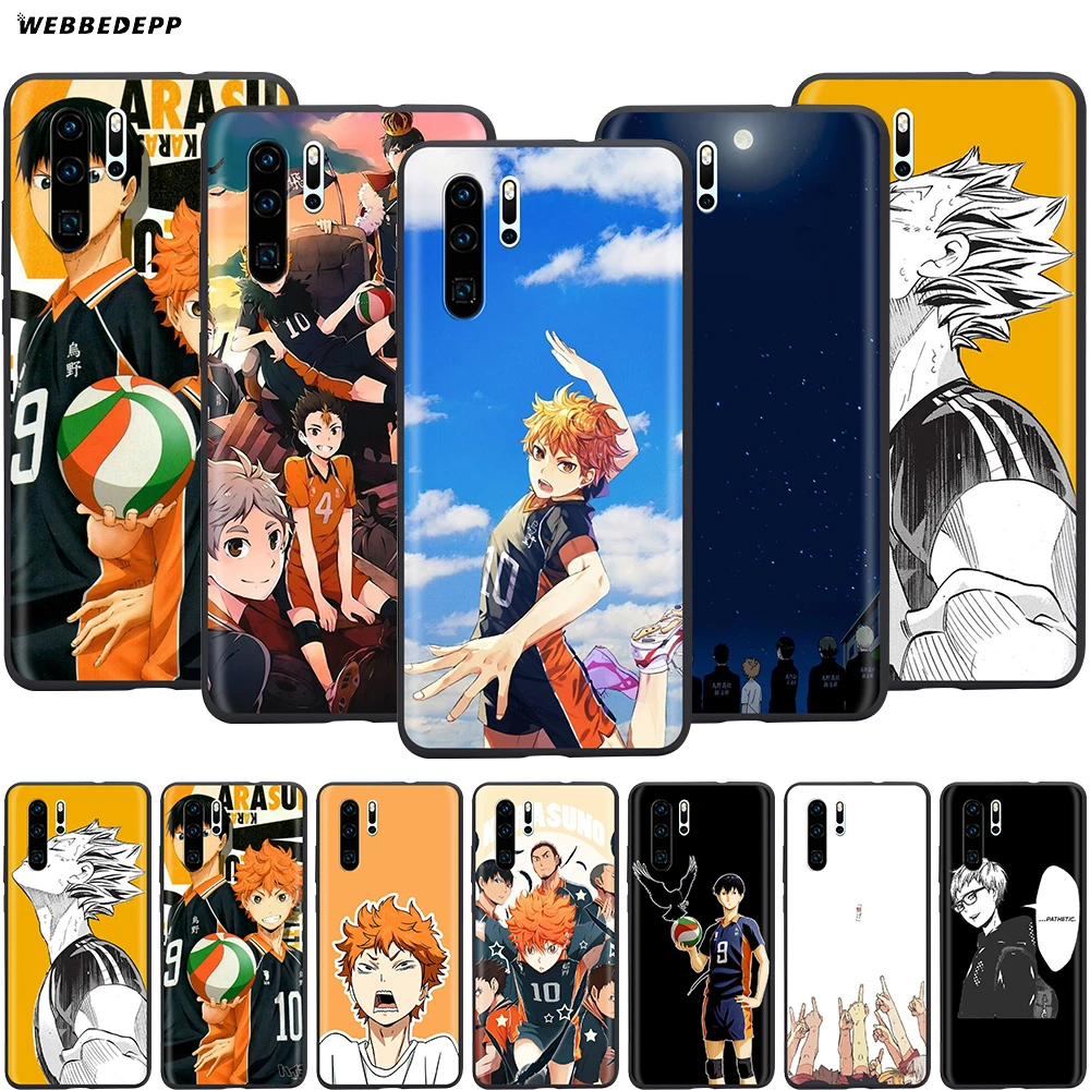 Webbedepp Tsukishima облегающий чехол Haikyuu для Huawei Mate 10 20 30 Nova 2i 2 3 3i 4 5i Y5 Y6 Y7 Y9 Pro Lite