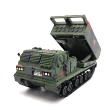1: 72 масштабная модель полученная литьем под давлением металлический армейский модели танков M270 несколько пусковых ракетных систем-2003 литая армейская модель танка игрушки