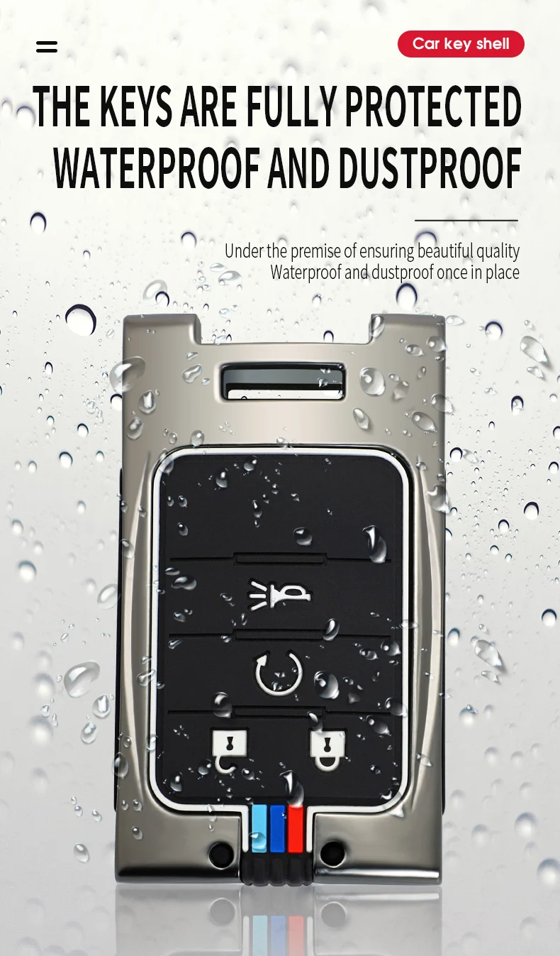 Custodia per chiave auto in lega di zinco per Cadillac CTS ATS XTS SLS SRX XLS DTS STS Seville Escalade 3/4/5Button Chevrolet C7 Corvette 14 Custodia per chiave auto in lega di zinco per Cadillac CTS ATS XTS SLS SRX XLS DTS STS Seville Escalade 3/4/5Button Chevrolet C7 Corvette - Ha9a39e11190546e2a5399d1c3833b4f8P