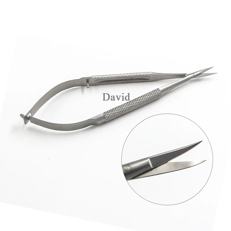 Microscopic instruments 12.5 cm micro scissors Conjunctiva Toothed Forceps Probes Hooks Spatulas Speculums tweezers ophthalmic tool surgical instruments cornea scissors capsulorhexis forceps