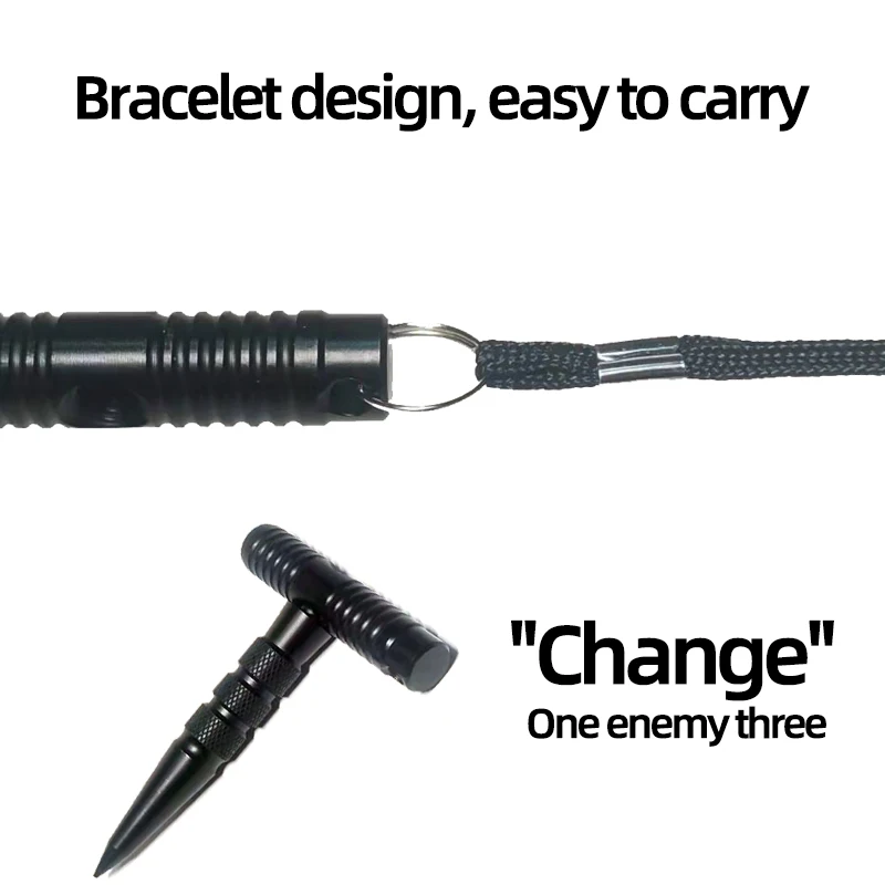 Military tactical pen self-defense weapon aluminum alloy protection self-defense pen safety protection