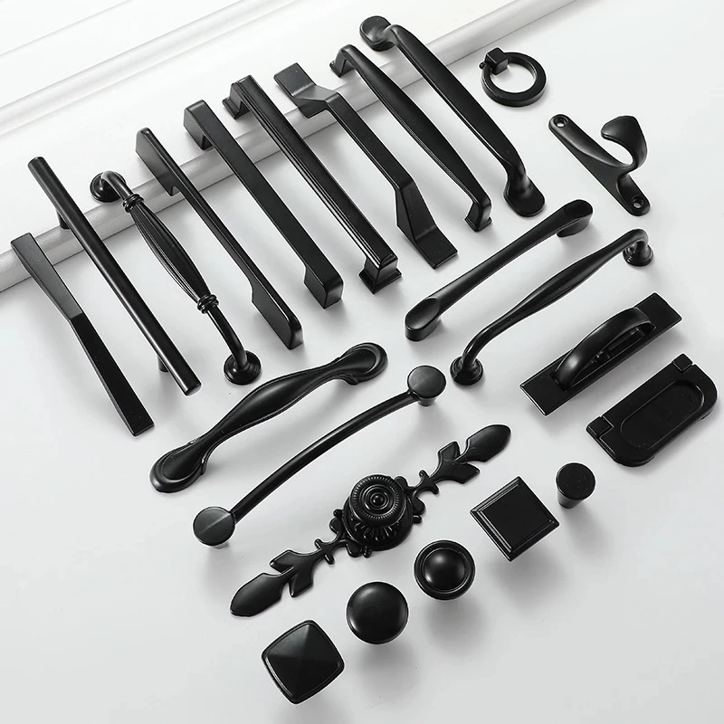 Aluminum Alloy Cabinet Handles American Style Solid Kitchen Cupboard Pulls Drawer Knobs Furniture Handle Hardware furniture handles,kitchen door handles