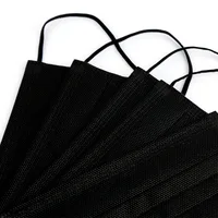 10-600Pcs Children mask Disposable Kids mask Child black masque noir 3 Layer Ply Non-wove Meltblown Protective Children's masks 2