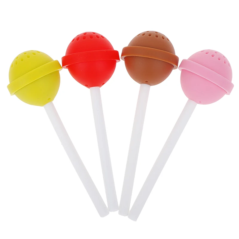 

1PCS Drinkware Silicon Sweet Lollipop Shape Tea Infuser Candy Lollipop Loose Leaf Mug Strainer Cup Steeper for Tea Coffee