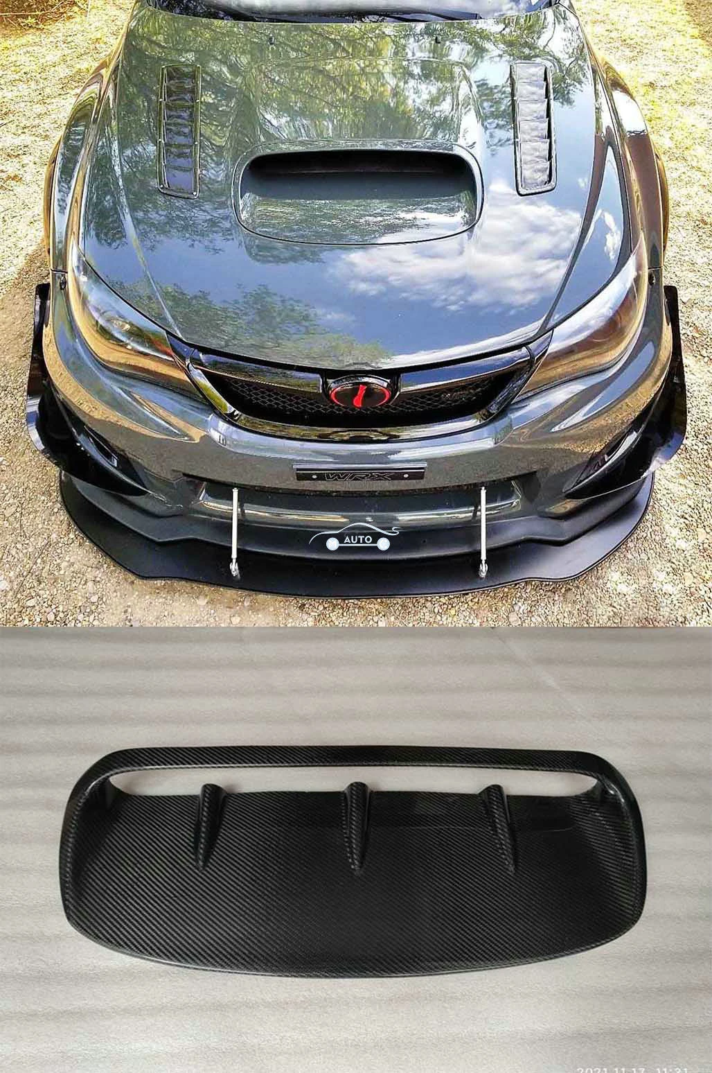 Automotive Hoods Carbon Fiber Look Hood Vent Scoop Duct For
