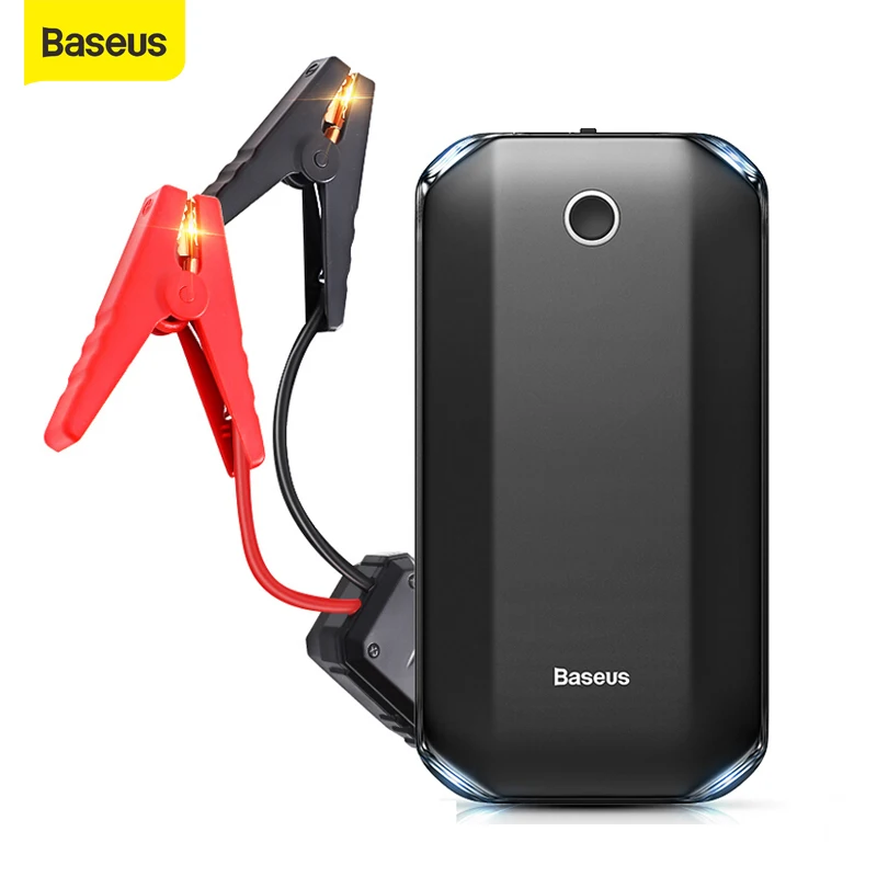 Baseus Car Jump Starter Power Bank Emergency Battery Car Starting Jumpstarter Auto Launcher Portable Car Emergency Booster 800A