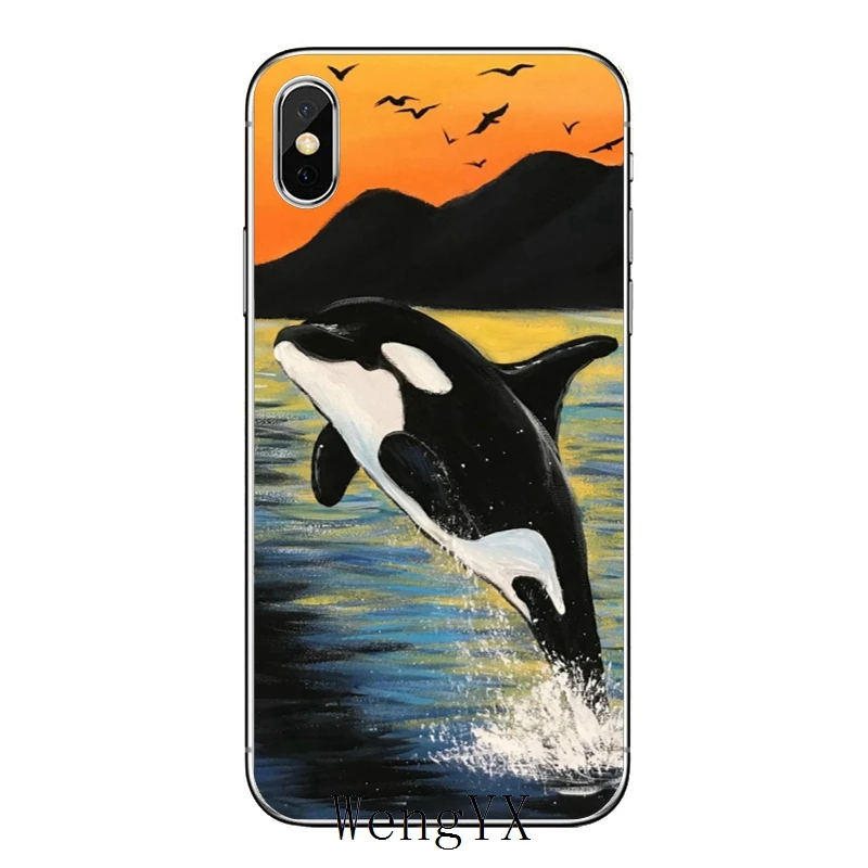 Косатка акварелью обложка чехол для huawei Коврики 30 20 10 9 lite Y9 Y7 Y6 prime pro 2018 2019 nova 2 3i