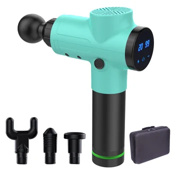 

Electric Fascia Gun Muscle Massage Gun Massager Full Body Massage Masajeador Electrico Ee Espalda y Cuello LCD Touch Screen Head