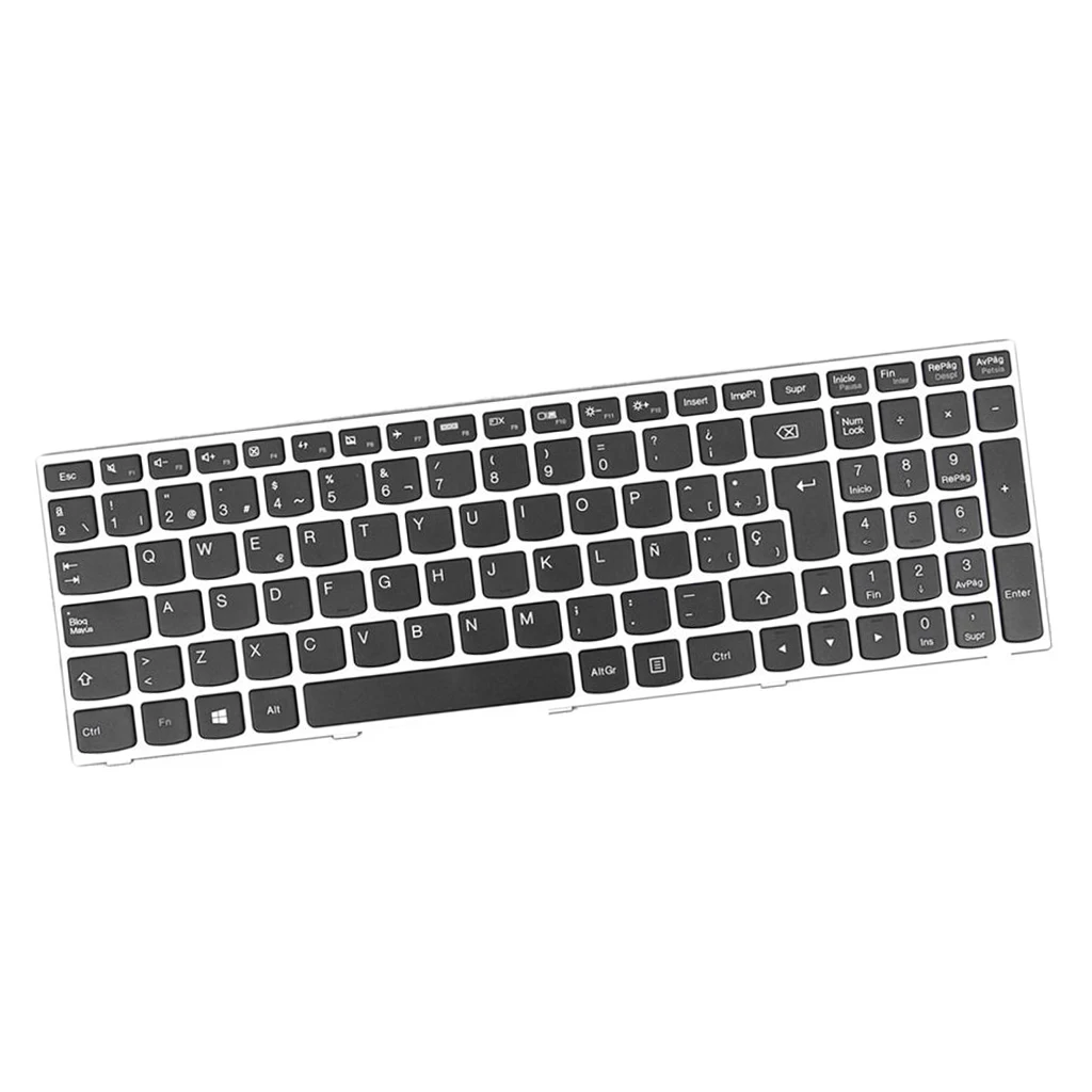 Раскладка для испанского языка ПК ноутбука Keyobard Замена для lenovo G50-30 G50-45 G50-70 G50-70m G50-80 клавиатура с каркасом для ноутбука