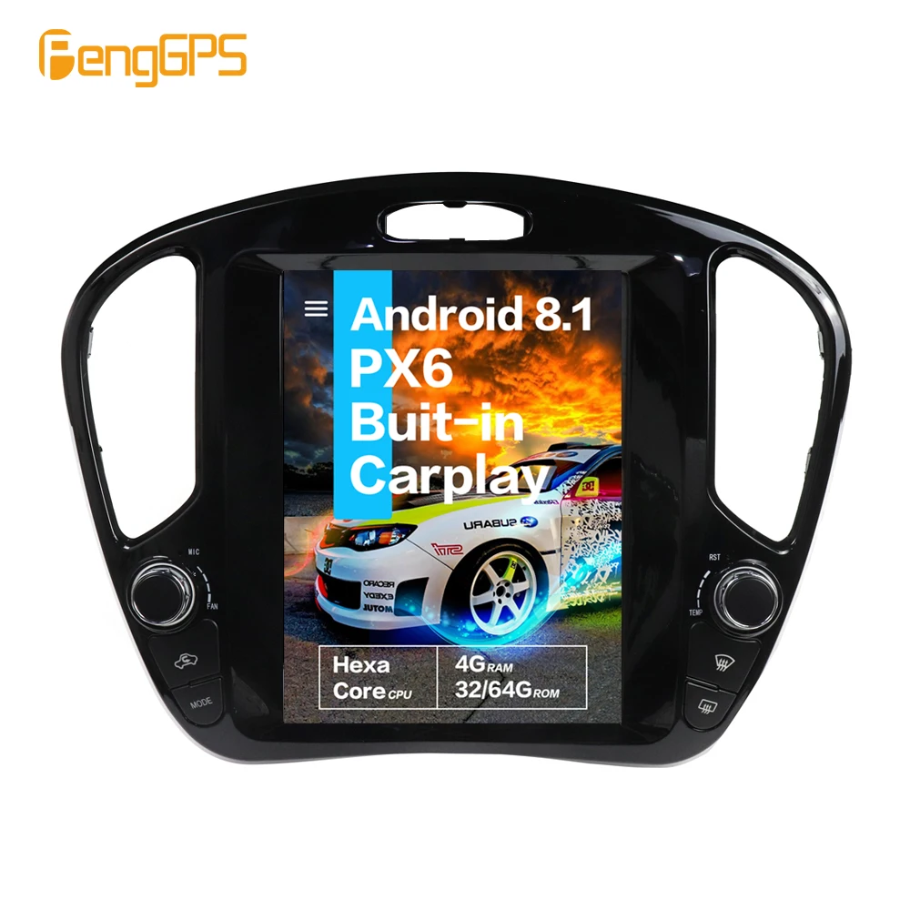 

12.1''Tesla Android 8.1PX6 4+64GB Car No dvd CARPLAY Car Multimedia Radio For Nissan Juke Infiniti ESQ 2011+ GPS Navigation
