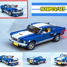 Создатель эксперт Ford Mustang fit technic набор строительных блоков Кирпичи собранные DIY игрушки подарки на день рождения