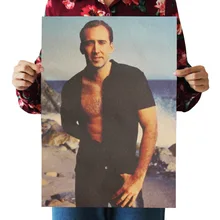 Николя клетка Ретро плакат из крафт-бумаги экран для помещений кафе декоративная живопись