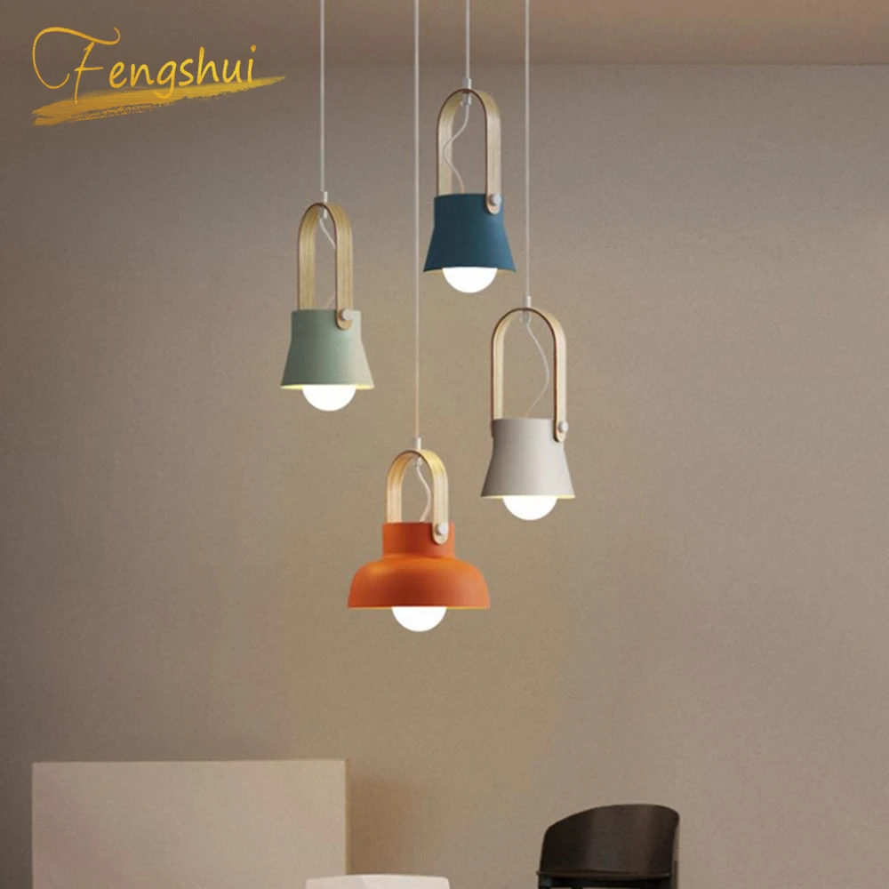 Billig Nordic Loft LED Anhänger Lichter Restaurant Zimmer Schlafzimmer anhänger Lampe Hause Innen Küche Leuchten Beleuchtung Leuc